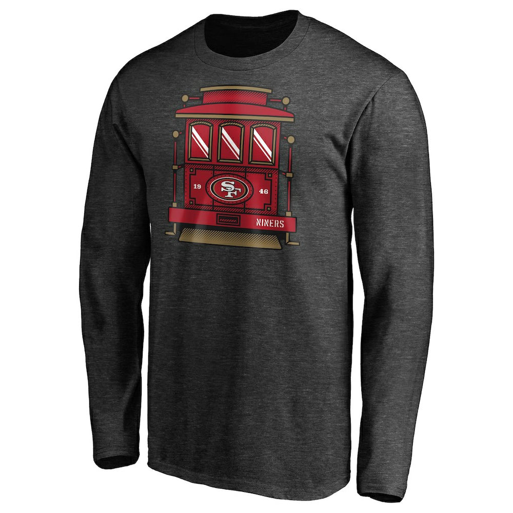 San Francisco 49ers  Hometown Trolley Car Long Sleeve T-Shirt