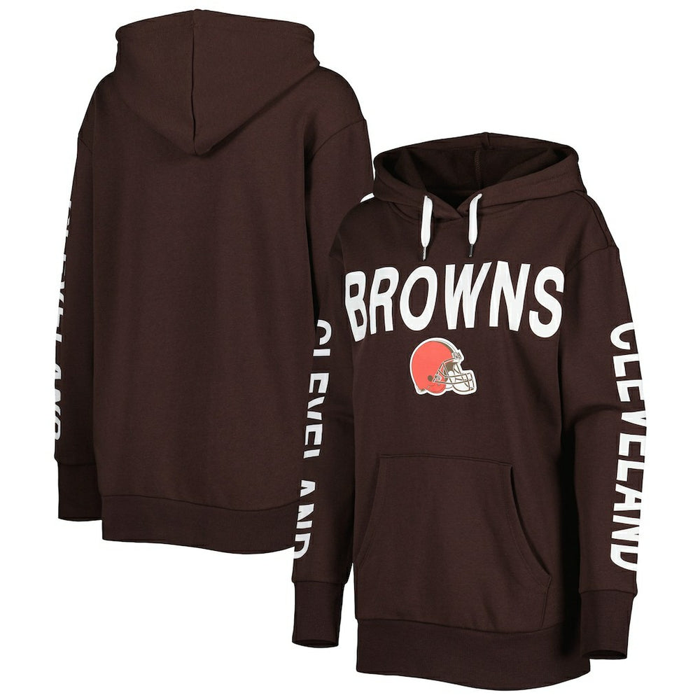 Cleveland Browns  G-III 4Her by Carl Banks Women's Extra Point Pullover Hoodie
