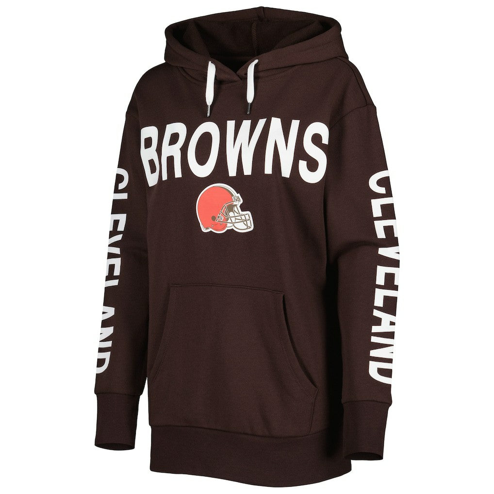 Cleveland Browns  G-III 4Her by Carl Banks Women's Extra Point Pullover Hoodie