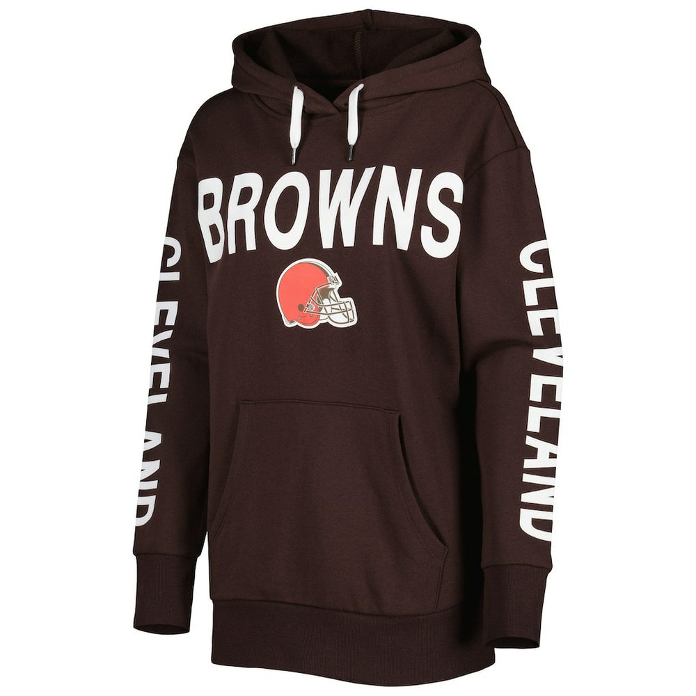 Cleveland Browns  G-III 4Her by Carl Banks Women's Extra Point Pullover Hoodie