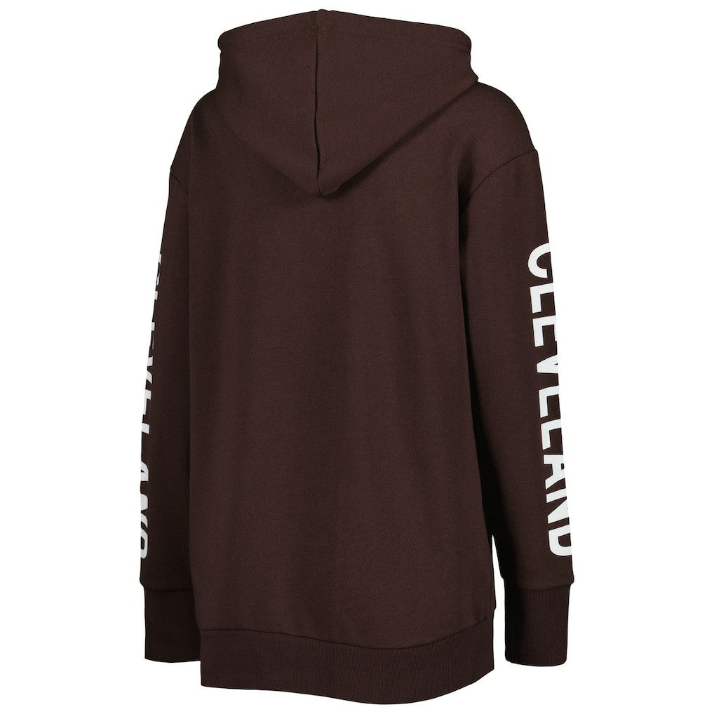 Cleveland Browns  G-III 4Her by Carl Banks Women's Extra Point Pullover Hoodie