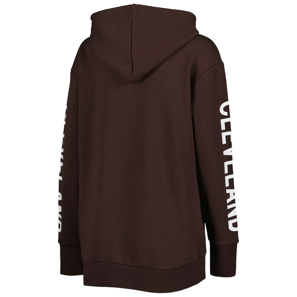 Cleveland Browns  G-III 4Her by Carl Banks Women's Extra Point Pullover Hoodie