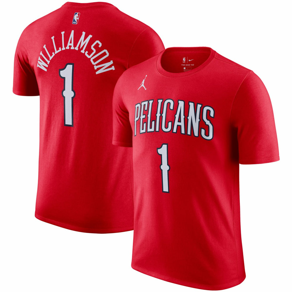 New Orleans Pelicans Jordan Brand 2020/21 Zion Williamson Statement Name & Number T-Shirt Online