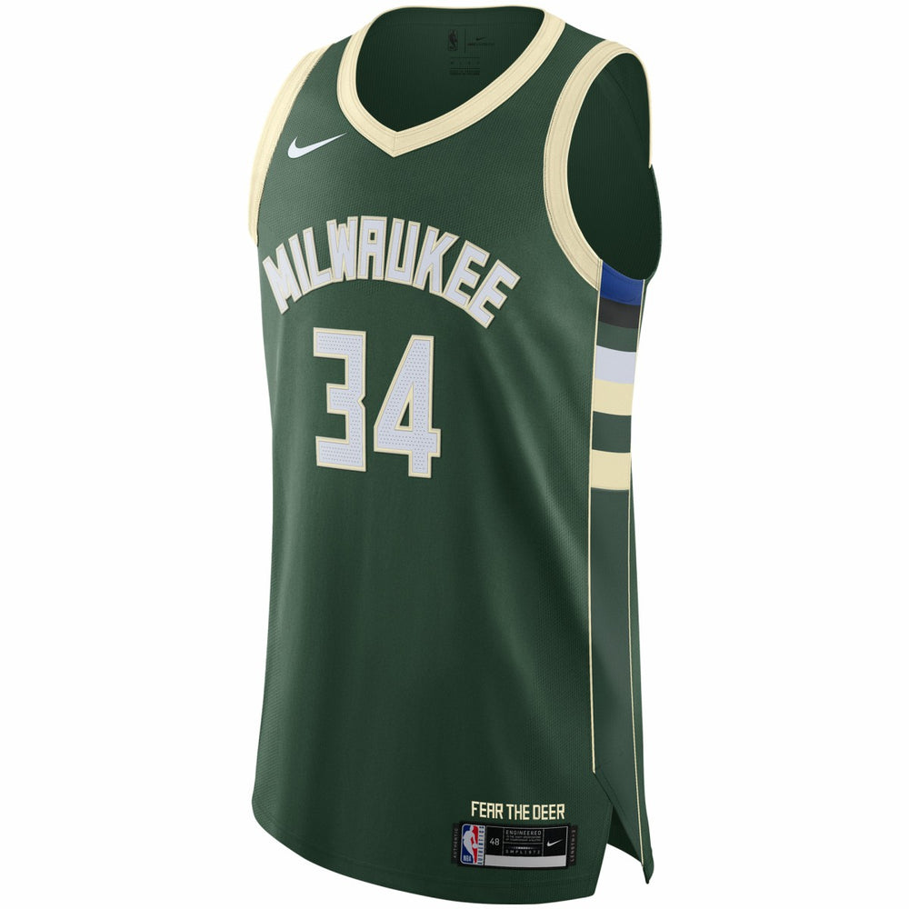 Giannis Antetokounmpo Milwaukee Bucks Authentic Jersey New