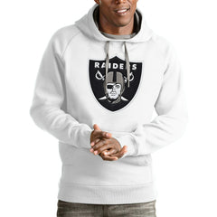 Las Vegas Raiders  Antigua Victory Pullover Hoodie
