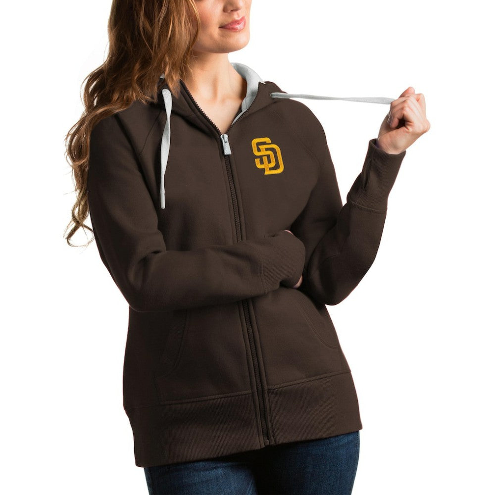 San Diego Padres Antigua Women's Victory Full-Zip Hoodie | MLB Sale
