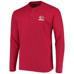 Kansas City Chiefs  Dunbrooke Logo Maverick Thermal Henley Long Sleeve T-Shirt