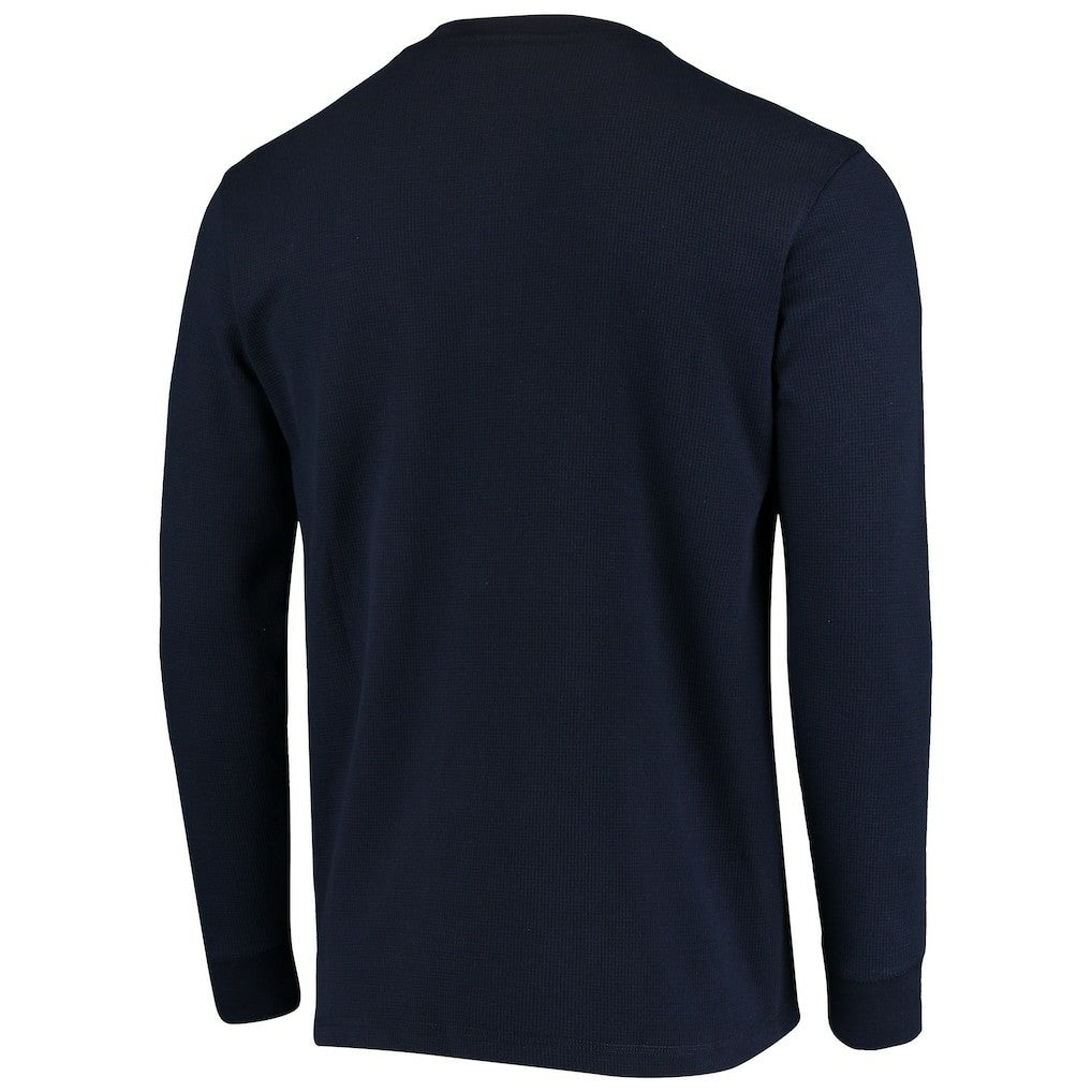 New England Patriots  Dunbrooke Logo Maverick Thermal Henley Long Sleeve T-Shirt