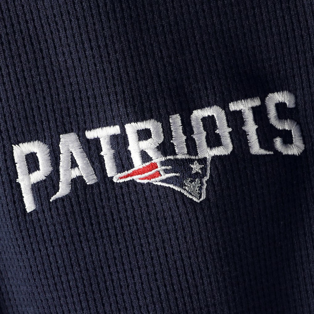 New England Patriots  Dunbrooke Logo Maverick Thermal Henley Long Sleeve T-Shirt