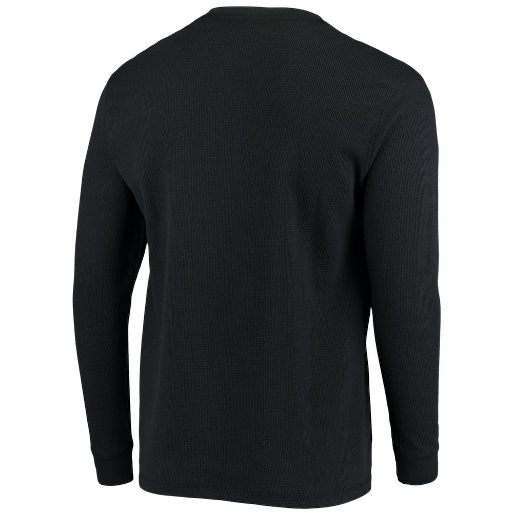New Orleans Saints  Dunbrooke Logo Maverick Thermal Henley Long Sleeve T-Shirt