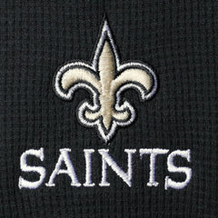 New Orleans Saints  Dunbrooke Logo Maverick Thermal Henley Long Sleeve T-Shirt