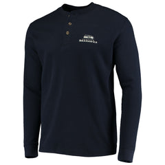 Seattle Seahawks  Dunbrooke Logo Maverick Thermal Henley Long Sleeve T-Shirt