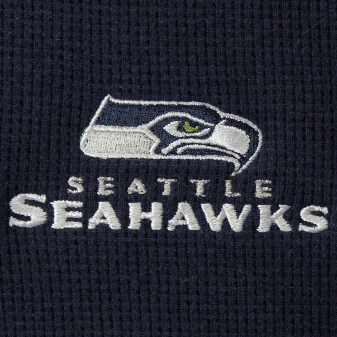 Seattle Seahawks  Dunbrooke Logo Maverick Thermal Henley Long Sleeve T-Shirt