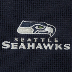 Seattle Seahawks  Dunbrooke Logo Maverick Thermal Henley Long Sleeve T-Shirt