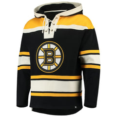 David Pastrnak Boston Bruins '47 Player Lacer Pullover Hoodie For Sale