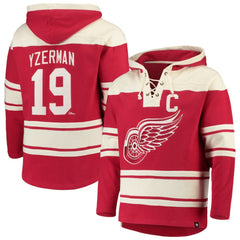 Steve Yzerman Detroit Red Wings '47 Player Lacer Pullover Hoodie Online
