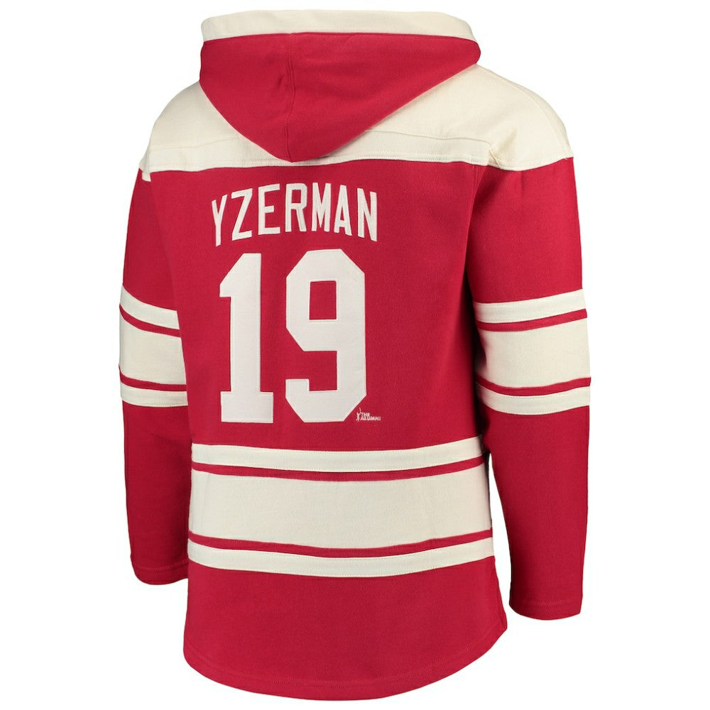 Steve Yzerman Detroit Red Wings '47 Player Lacer Pullover Hoodie Online