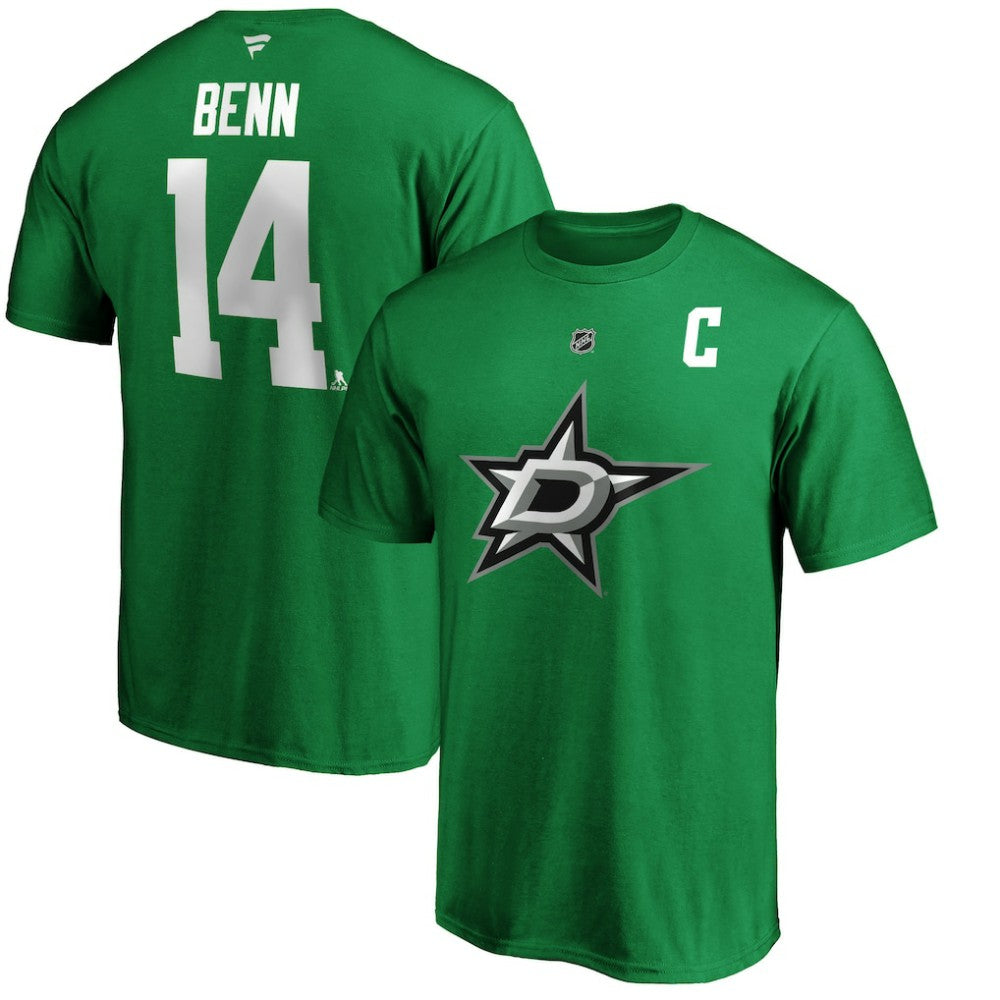 Jamie Benn Dallas Stars Fanatics Authentic Stack Player Name & Number T-Shirt Discount