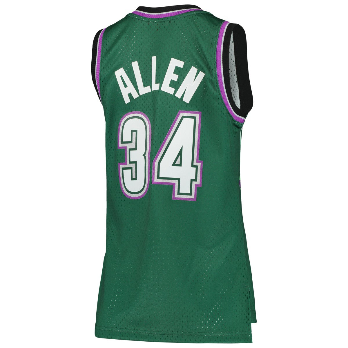 Ray Allen Milwaukee Bucks Women's 1996/97 Hardwood Classics Swingman Jersey For Sale