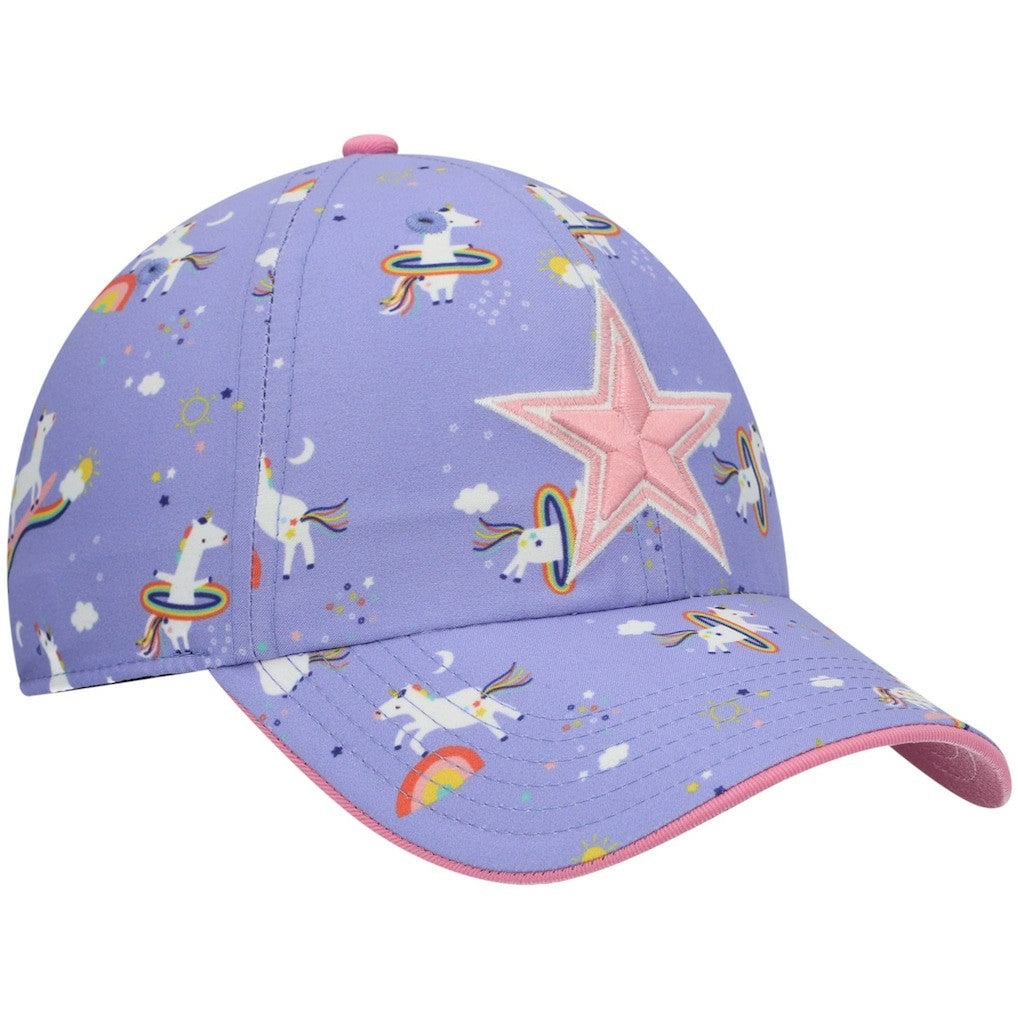 Dallas Cowboys 47 brand '47 Girls Preschool Unicorn Clean Up Adjustable Hat