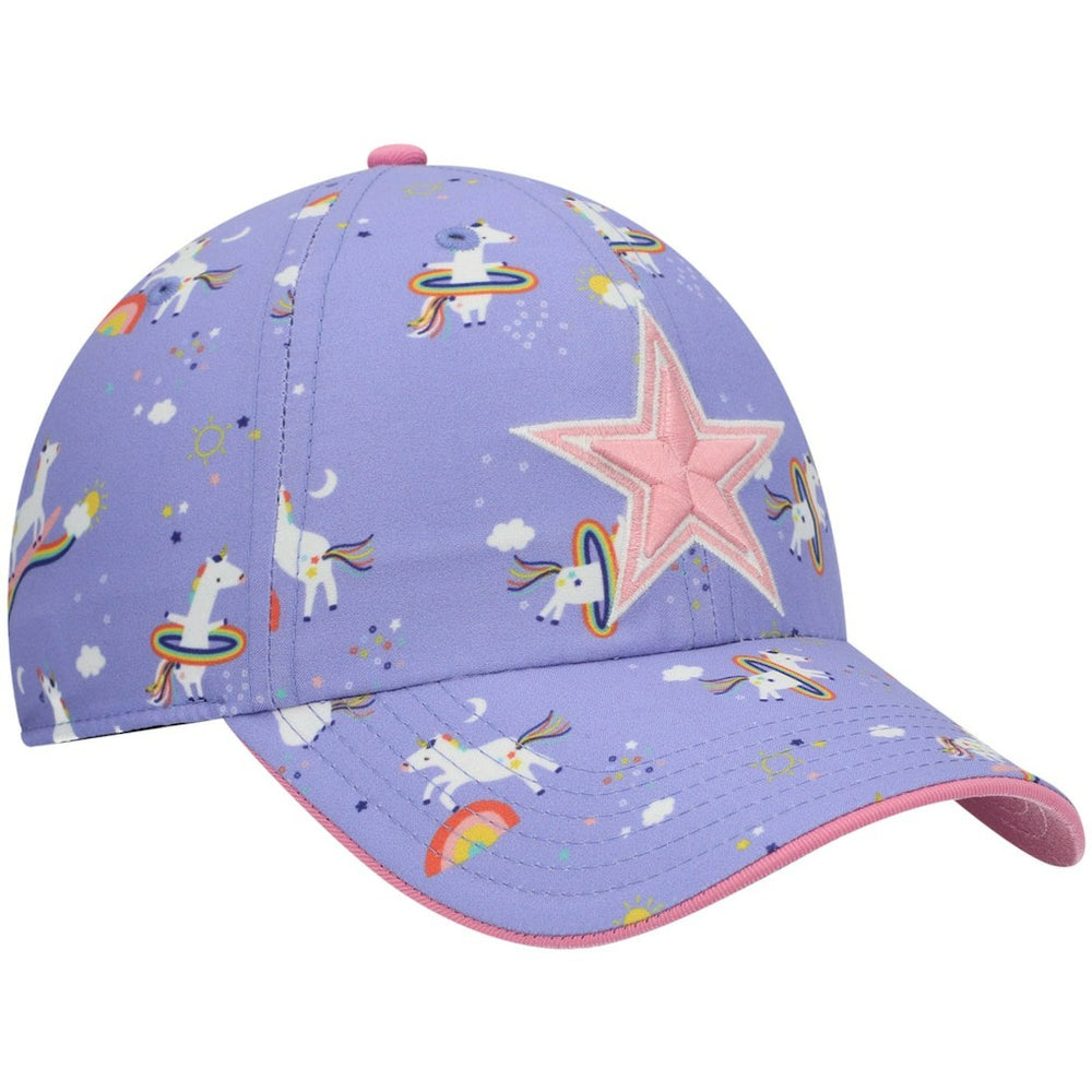Dallas Cowboys 47 brand '47 Girls Preschool Unicorn Clean Up Adjustable Hat