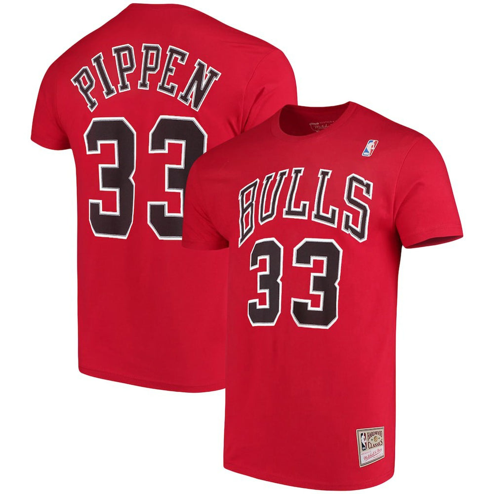 Scottie Pippen Chicago Bulls Hardwood Classics Name & Number Player T-Shirt sale Discount