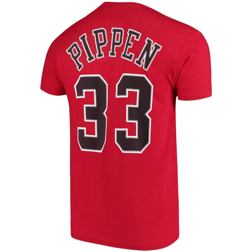 Scottie Pippen Chicago Bulls Hardwood Classics Name & Number Player T-Shirt sale Discount