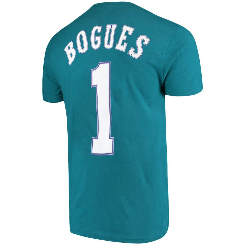 Muggsy Bogues Charlotte Hornets Hardwood Classics Name & Number Player T-Shirt On Sale