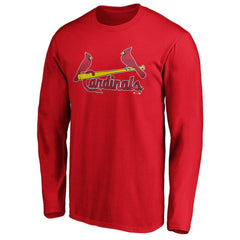 St. Louis Cardinals Fanatics Official Wordmark Long Sleeve T-Shirt | MLB Discount