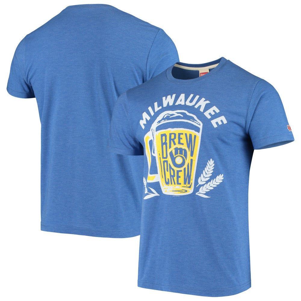 Milwaukee Brewers Hyperlocal Tri-Blend T-Shirt | MLB For sale