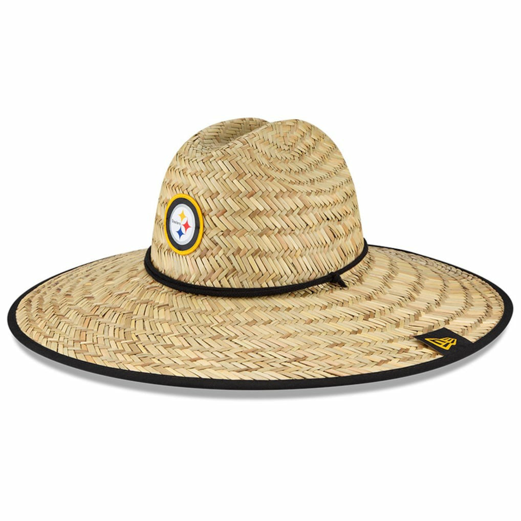 Pittsburgh Steelers New Era NFL Training Camp Straw Lifeguard Hat