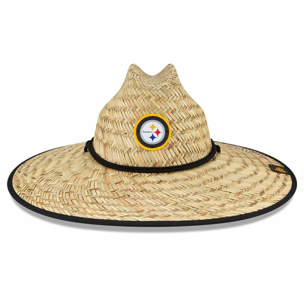 Pittsburgh Steelers New Era NFL Training Camp Straw Lifeguard Hat