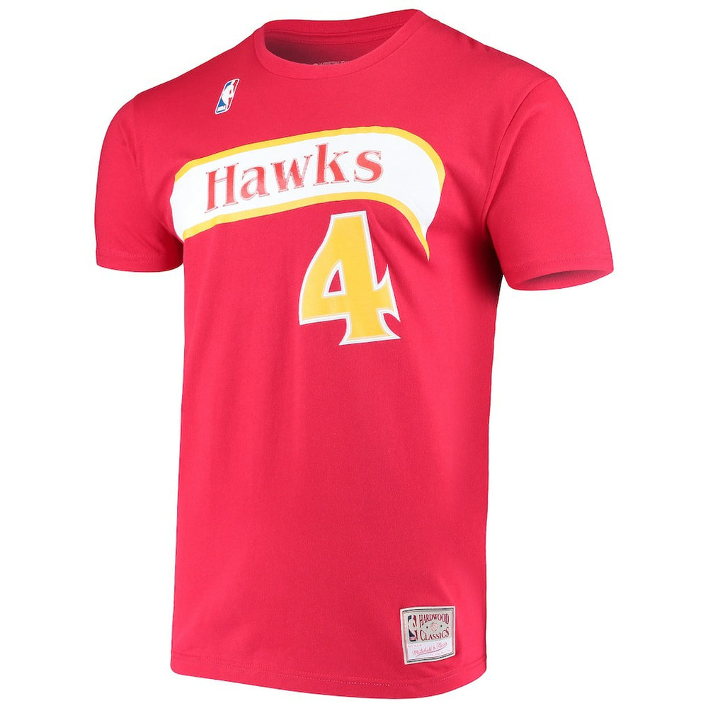 Spud Webb Atlanta Hawks Hardwood Classics Name & Number T-Shirt Discount