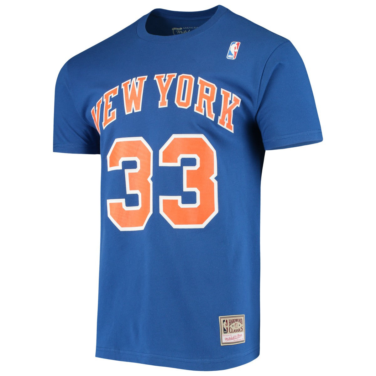 Patrick Ewing New York Knicks Hardwood Classics Stitch Name & Number T-Shirt Online