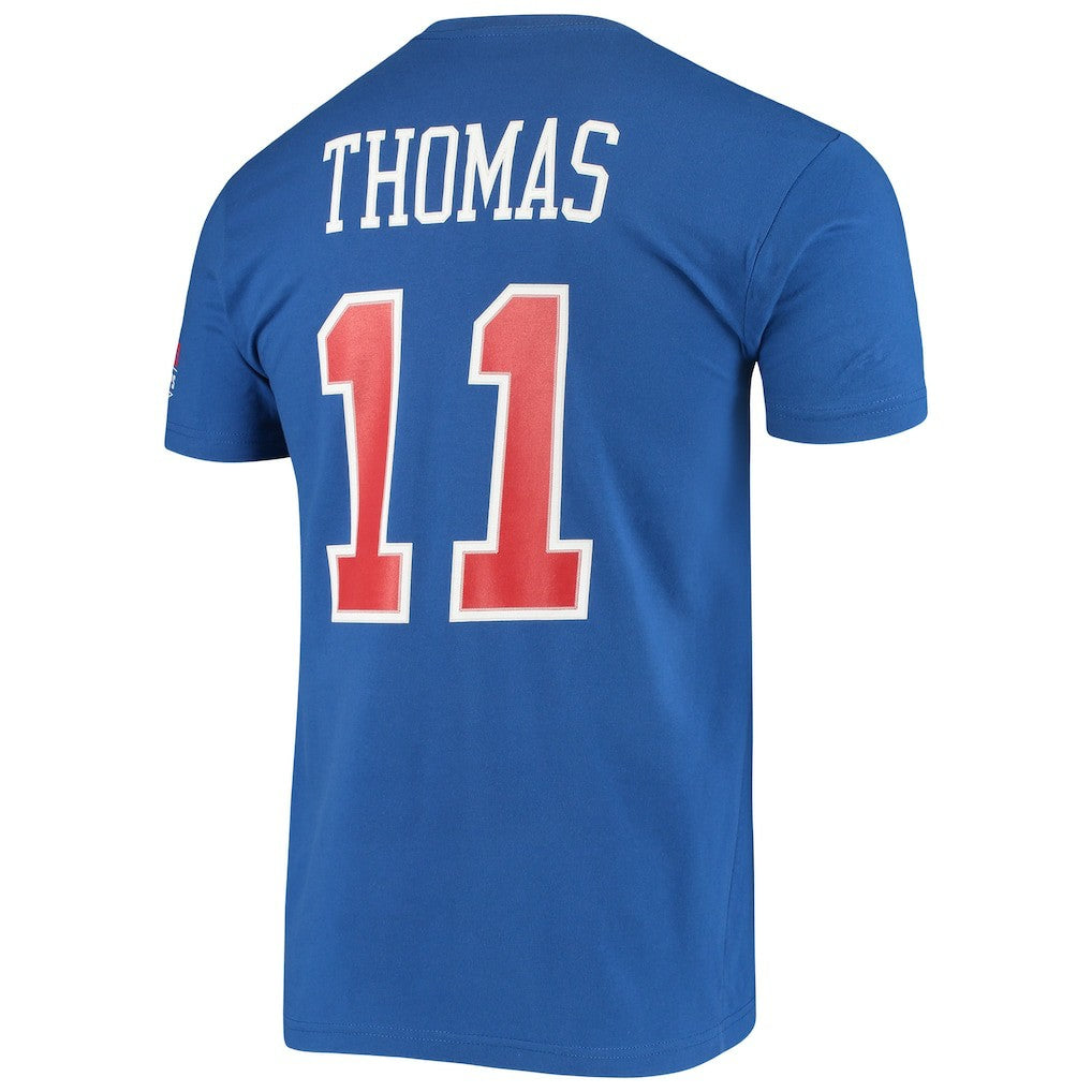 Isiah Thomas Detroit Pistons Hardwood Classics Stitch Name & Number T-Shirt sale New