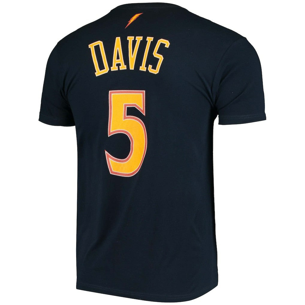 Baron Davis Golden State Warriors Hardwood Classics Stitch Name & Number T-Shirt sale For Sale