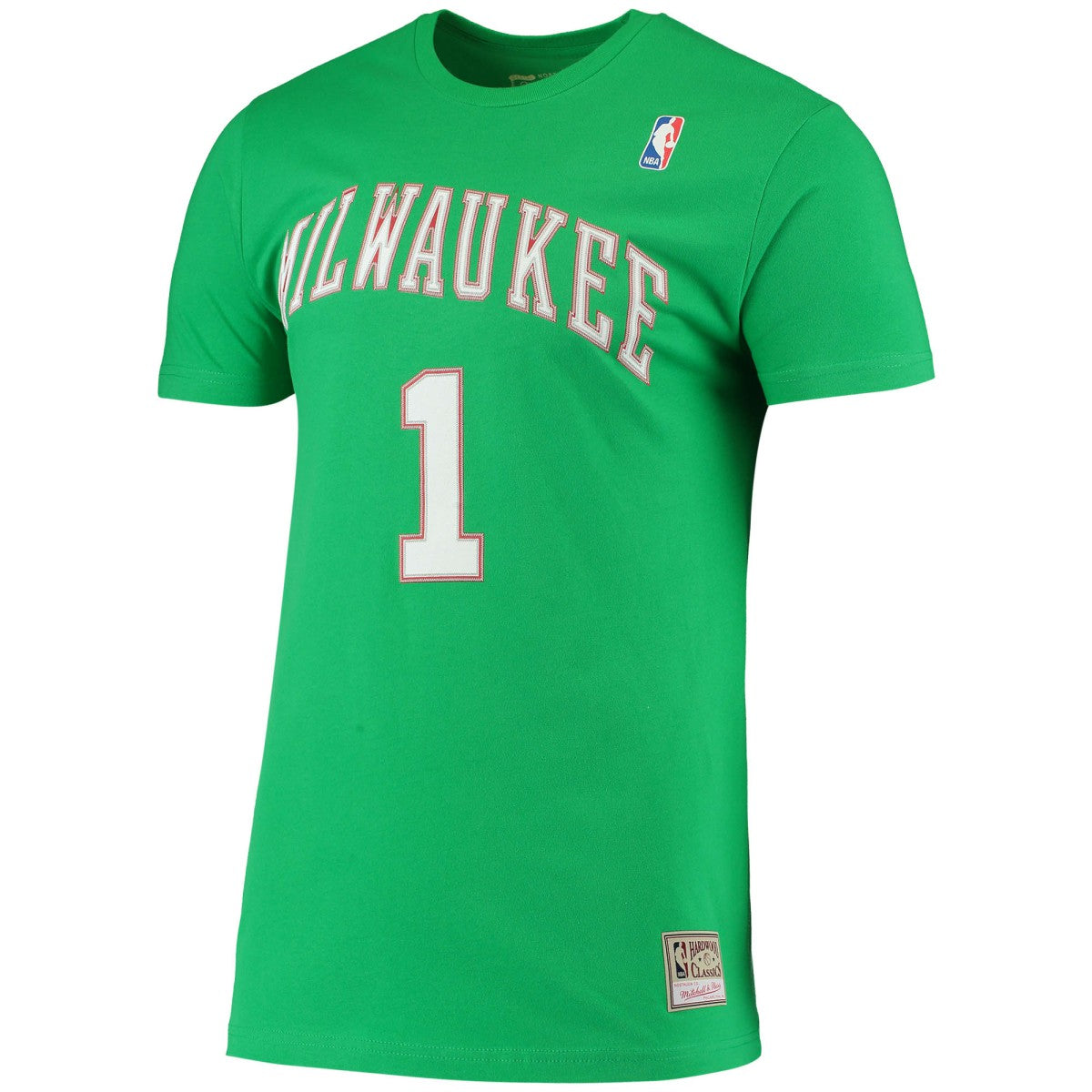 Oscar Robertson Milwaukee Bucks Hardwood Classics Stitch Name & Number T-Shirt Online