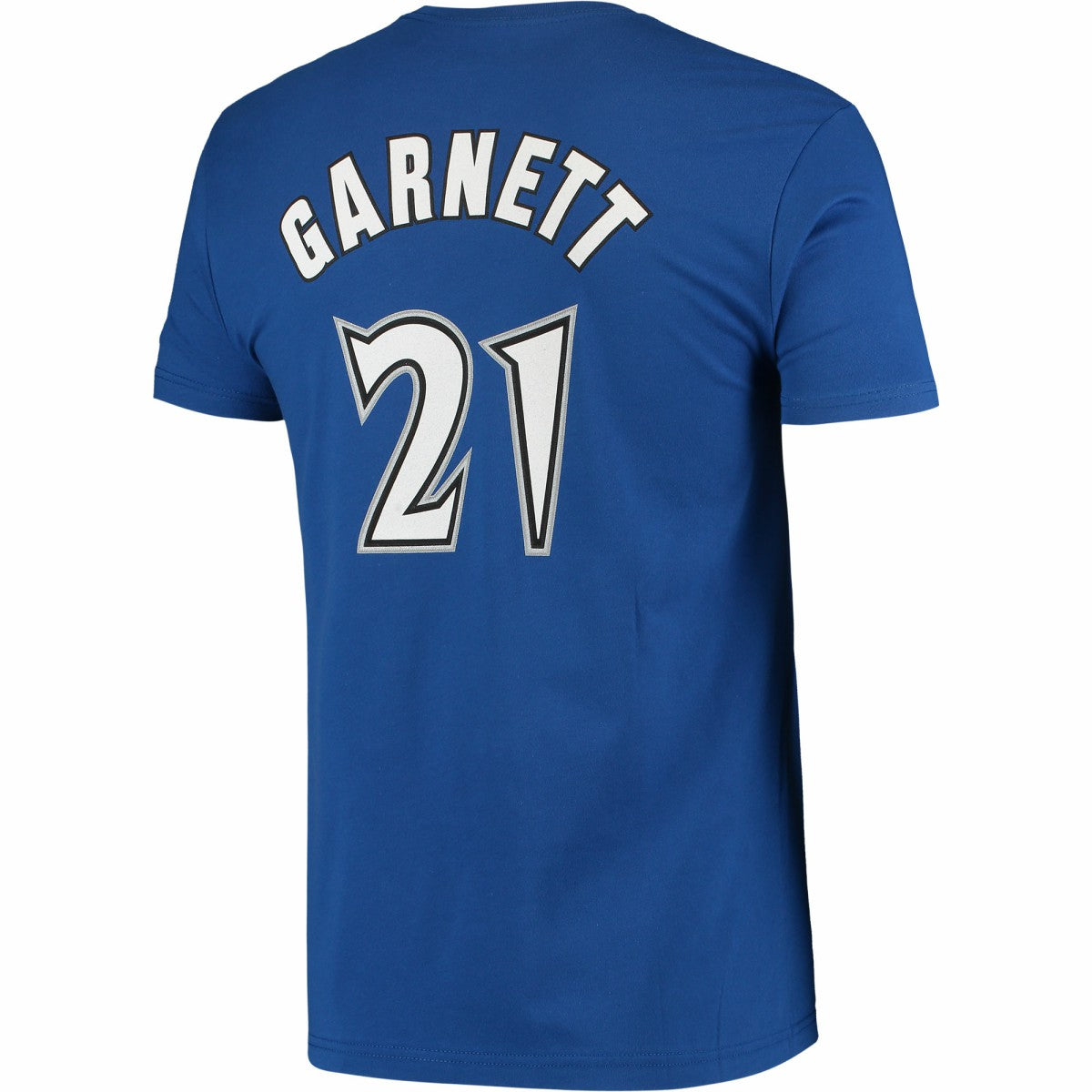 Kevin Garnett Minnesota Timberwolves Hardwood Classics Stitch Name & Number T-Shirt Outlet