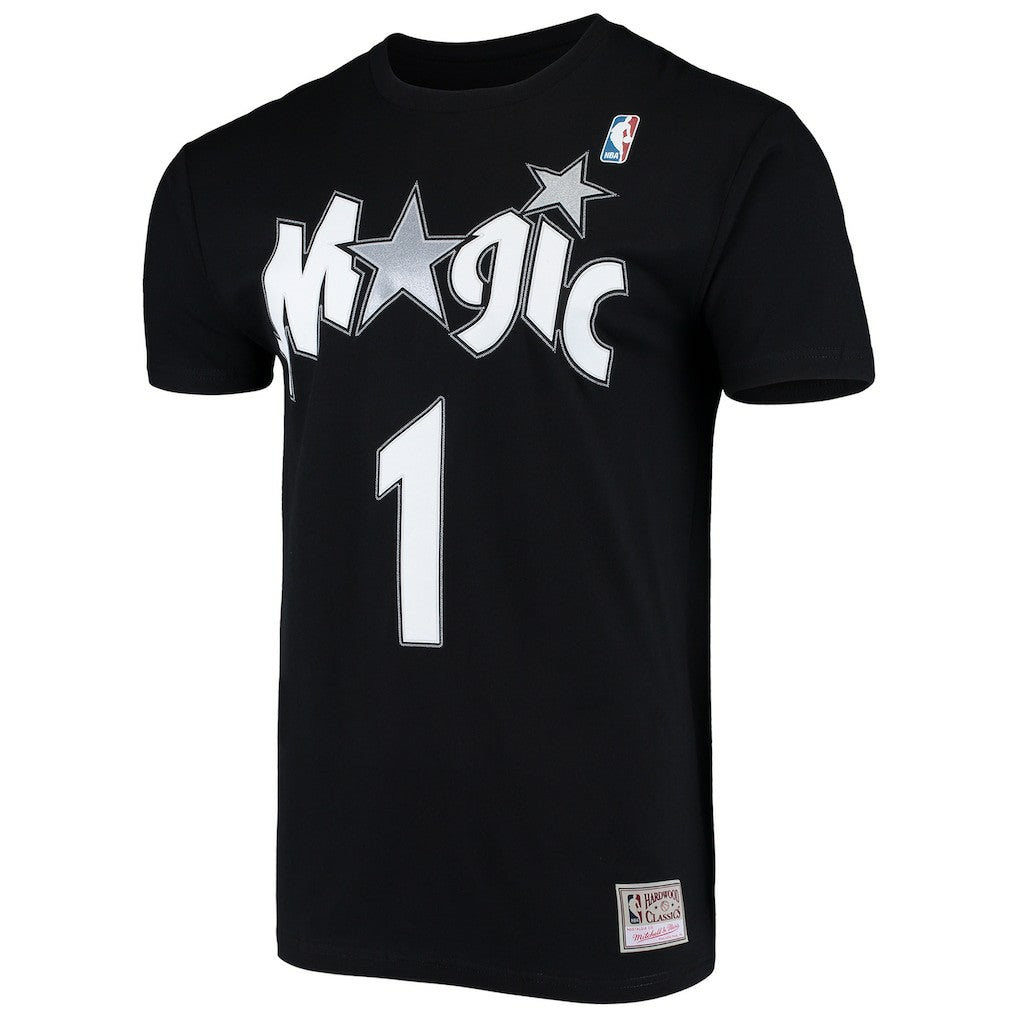 Tracy McGrady Orlando Magic Hardwood Classics Stitch Name & Number T-Shirt Outlet