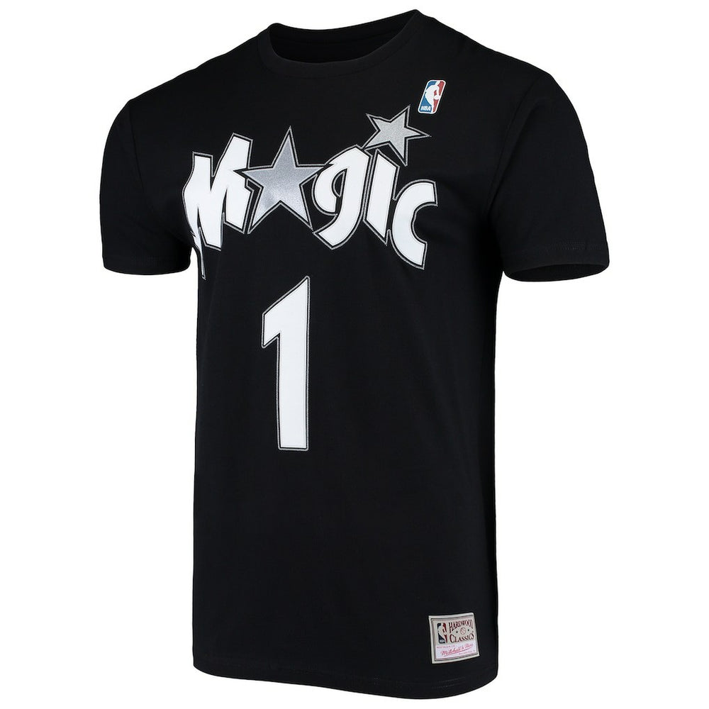 Tracy McGrady Orlando Magic Hardwood Classics Stitch Name & Number T-Shirt Outlet