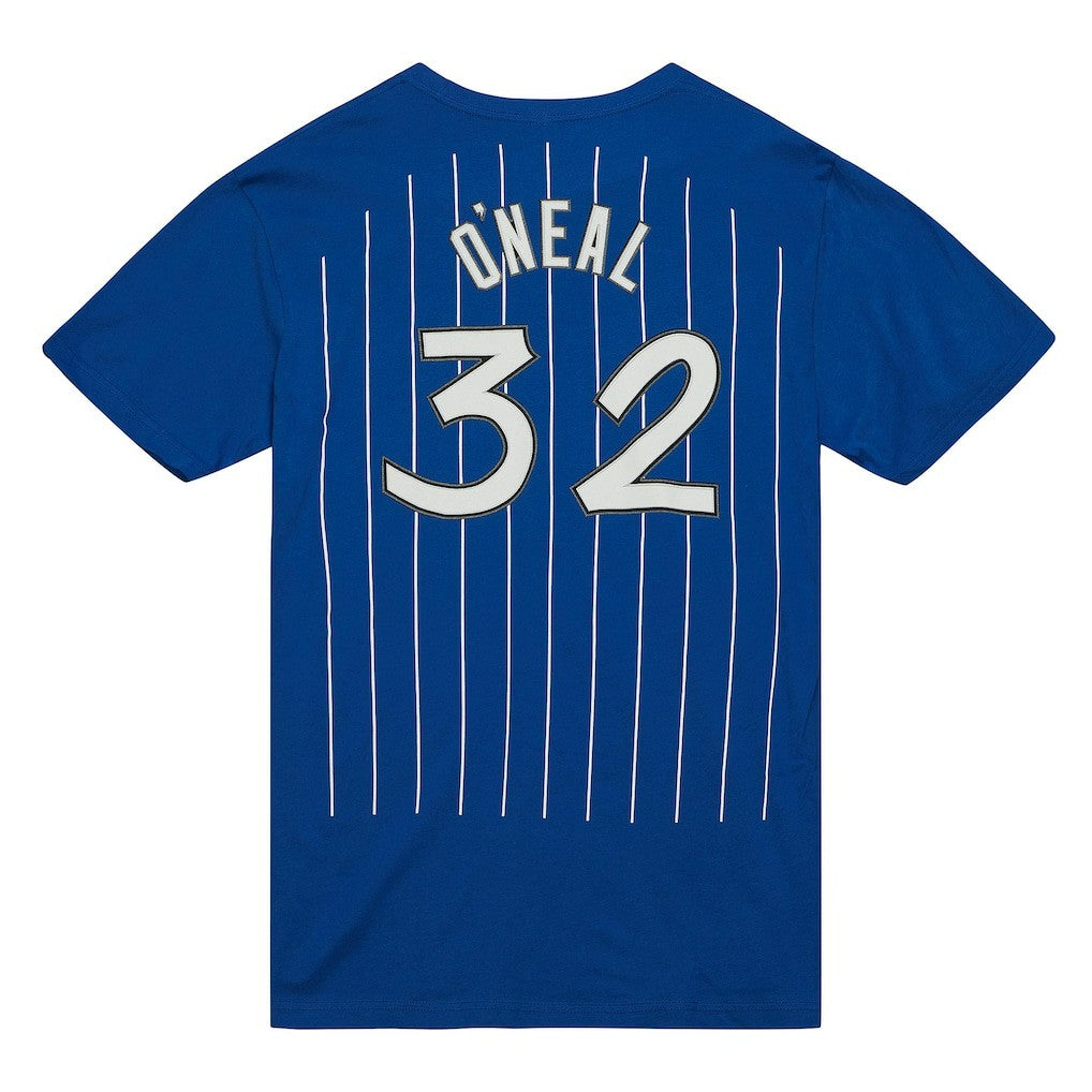 Shaquille O'Neal Orlando Magic Hardwood Classics Stitch Name & Number T-Shirt New