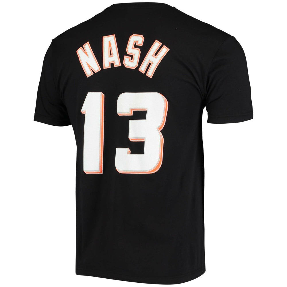 Steve Nash Phoenix Suns Hardwood Classics Stitch Name & Number T-Shirt Discount