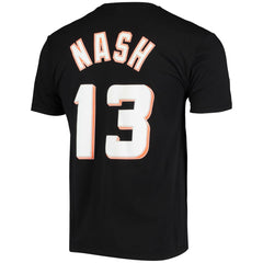Steve Nash Phoenix Suns Hardwood Classics Stitch Name & Number T-Shirt Discount
