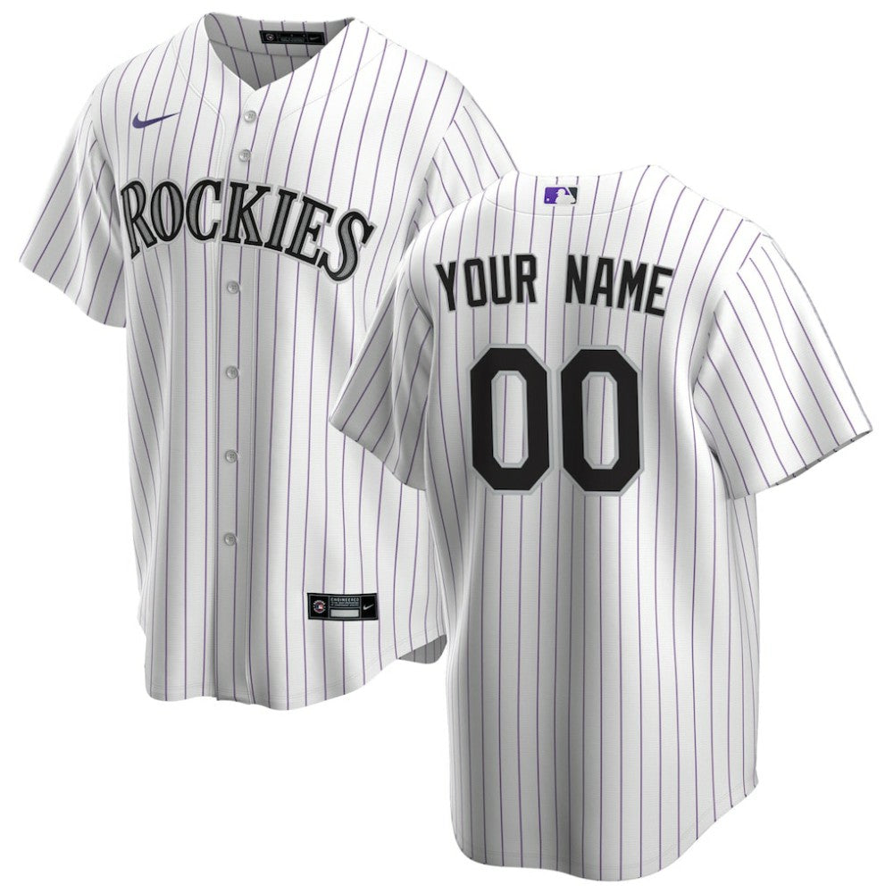 Colorado Rockies Nike Home Replica Custom Jersey | MLB New
