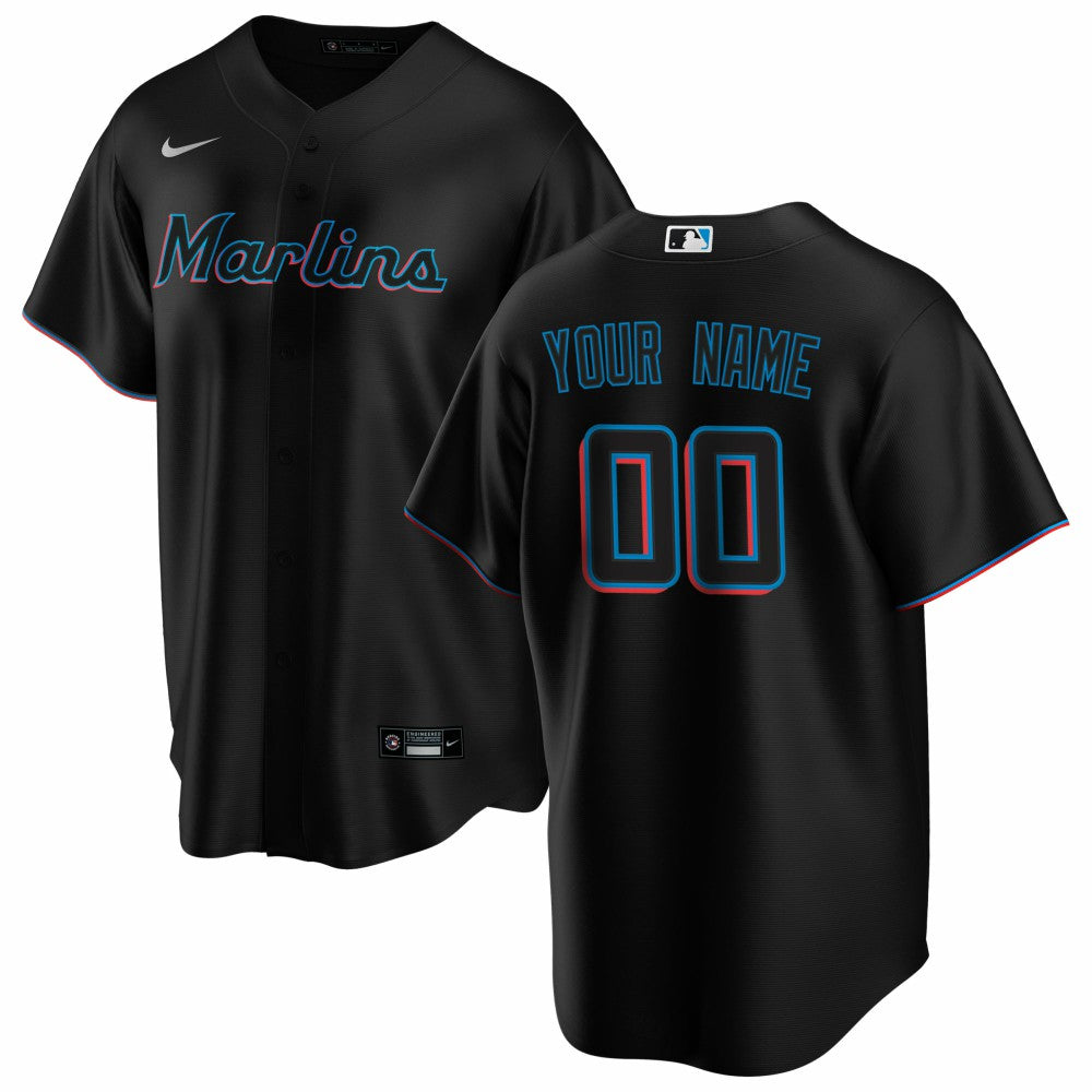 Miami Marlins Nike Alternate Replica Custom Jersey | MLB Online
