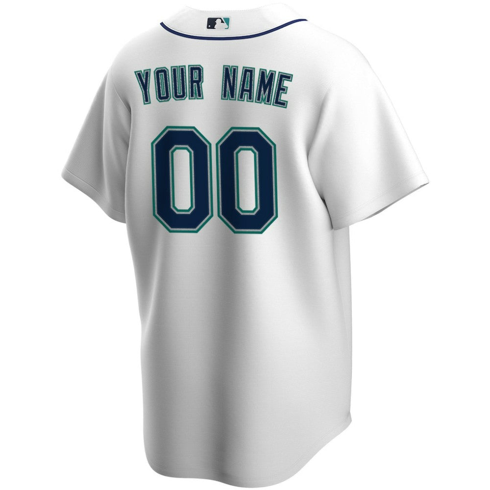 Seattle Mariners Nike Home Replica Custom Jersey | MLB New