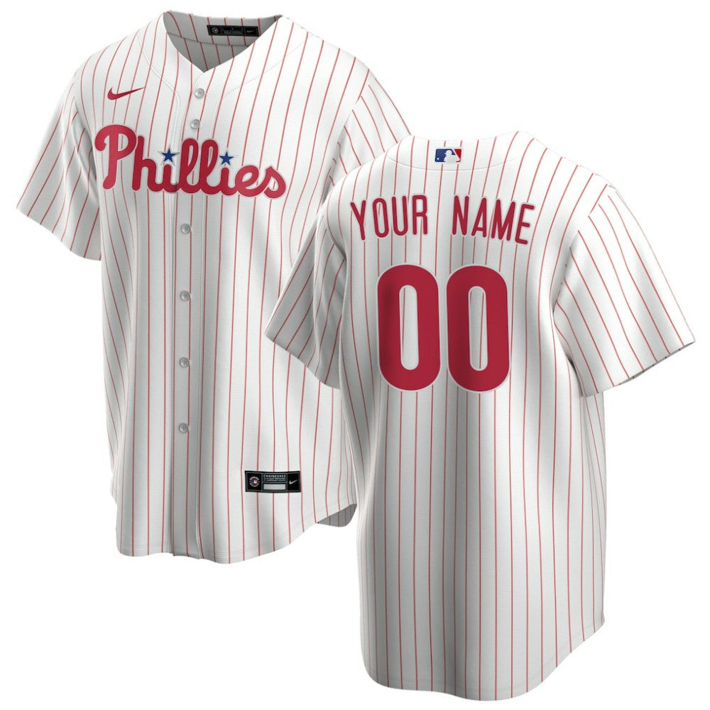 Philadelphia Phillies Nike Home Replica Custom Jersey | MLB Outlet