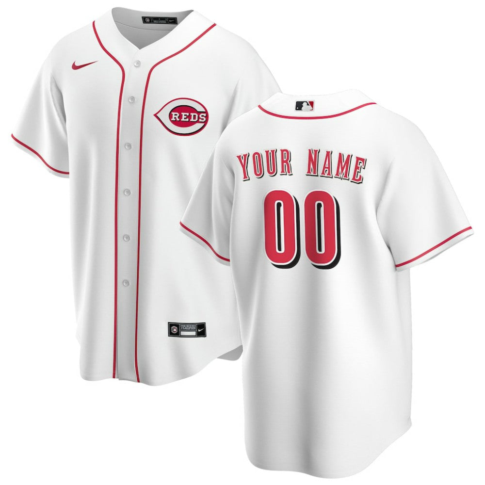 Cincinnati Reds Nike Home Replica Custom Jersey | MLB New