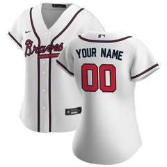 Atlanta Braves Nike Women's Home Replica Custom Jersey | MLB New