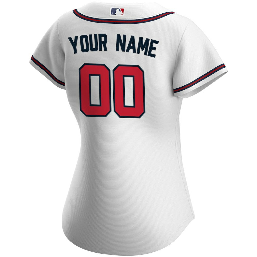 Atlanta Braves Nike Women's Home Replica Custom Jersey | MLB New